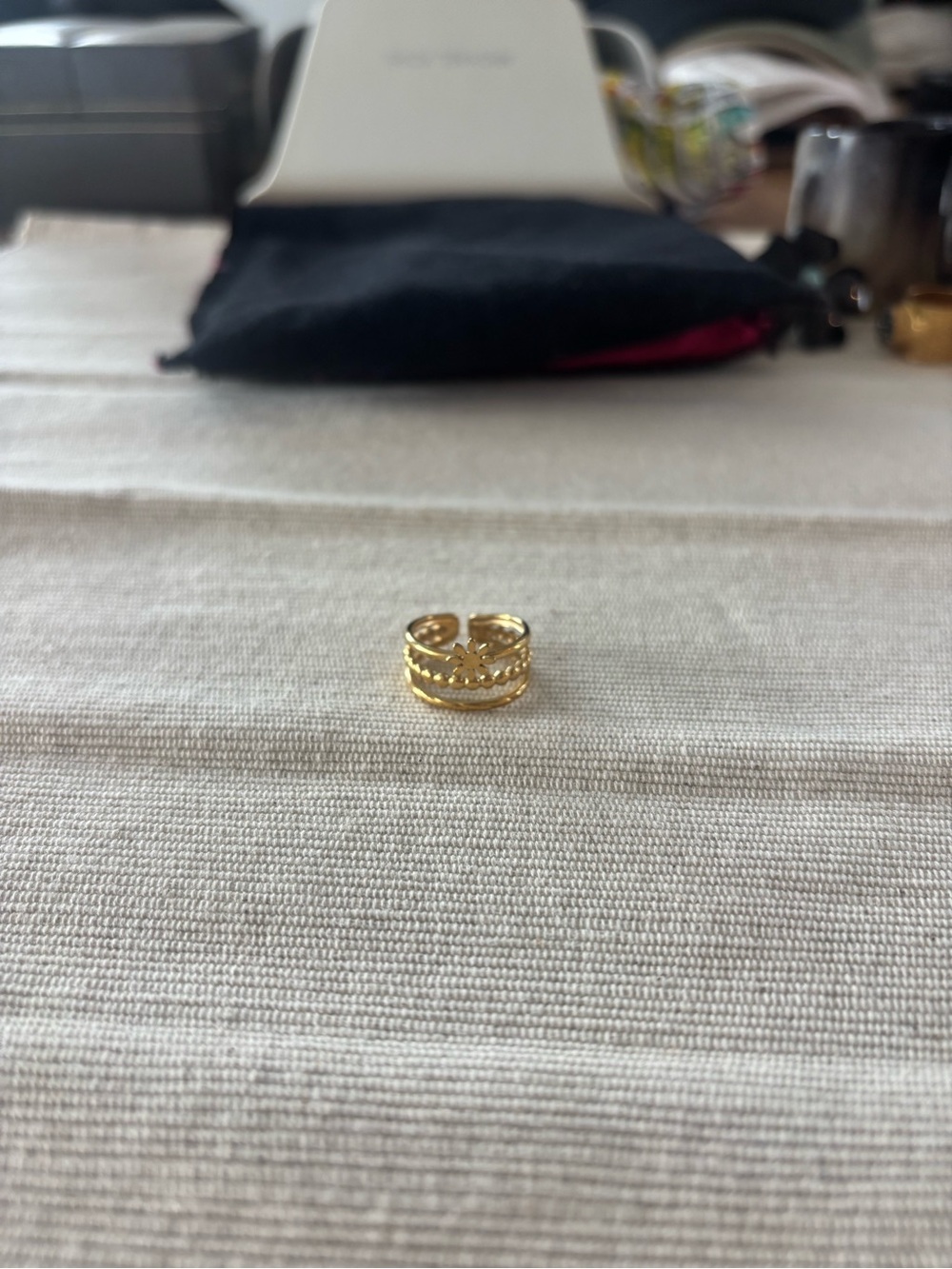 Gold Open Stacked Ring - Women Jewelry